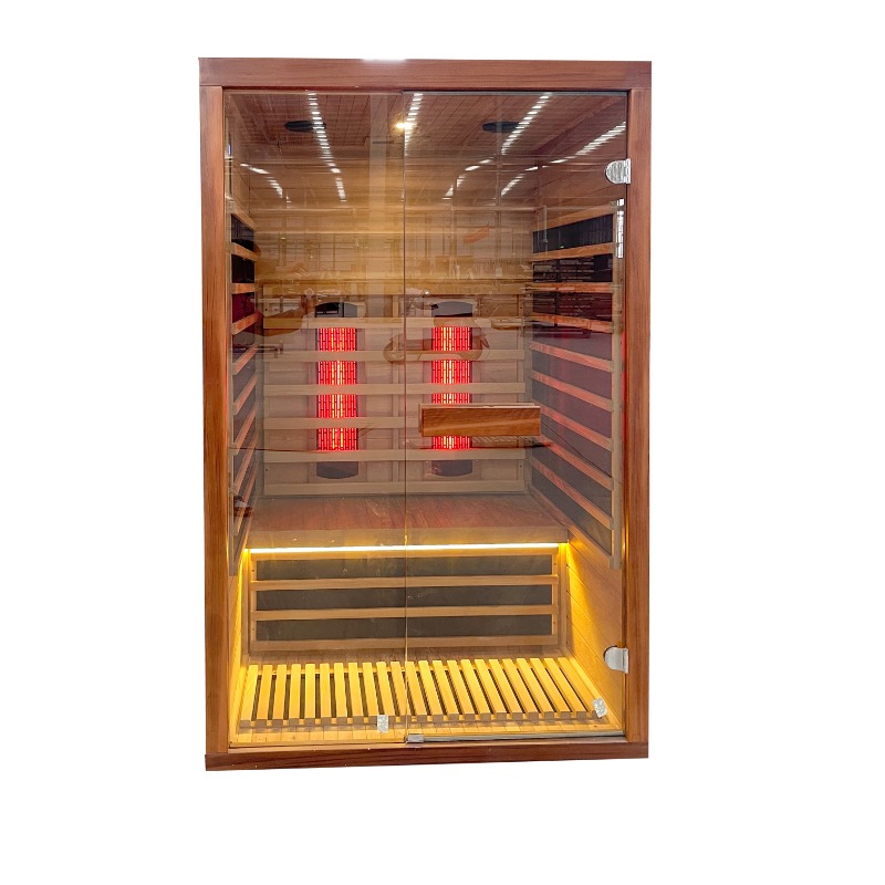 China Factory Red Cedar Solid Wood Far Infrared Dry Steam Sauna – Handcrafted, Customizable & Wholesale Available