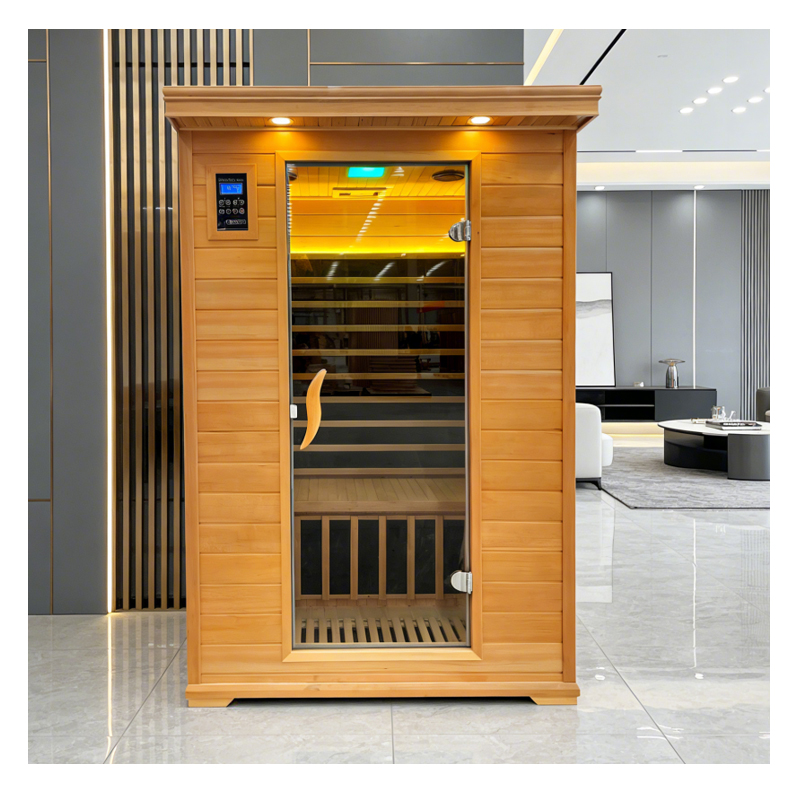 China Factory Direct 1-Person Indoor FIR Sauna Room | Carbon Plate Heating System