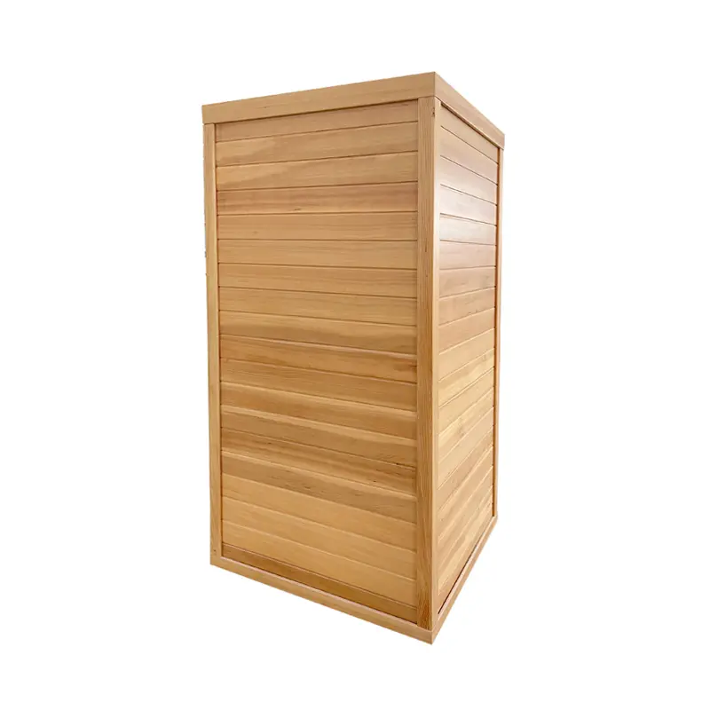 China Factory Single-Person Sauna – Far Infrared Carbon & Light Wave Heating with Starry Lights