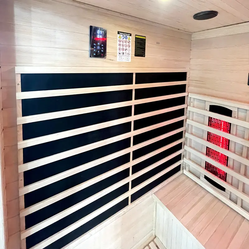 4-Person Low EMF Infrared Sauna – Premium Home Wellness Spa